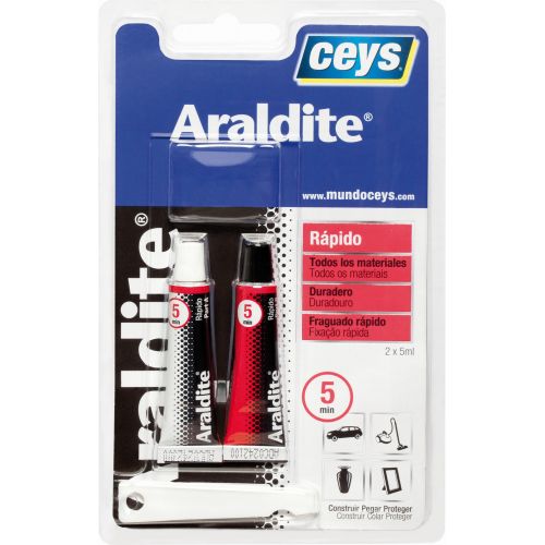 ARALDITE RAPIDO PEQUEÑO BLISTER 5+5ML